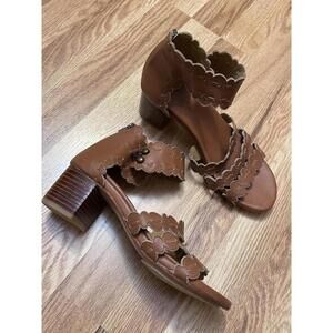 Bali ELF Seaside Light Brown Leather Sandals 7.5